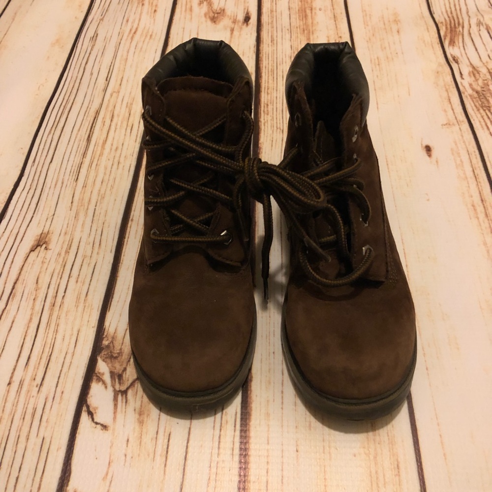 Boys Lace-Up Brown Sperry Boots Sz 11.5M